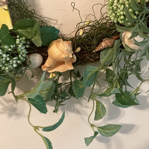 Beachy Birdhouse Wreath - Picture 5 of 6